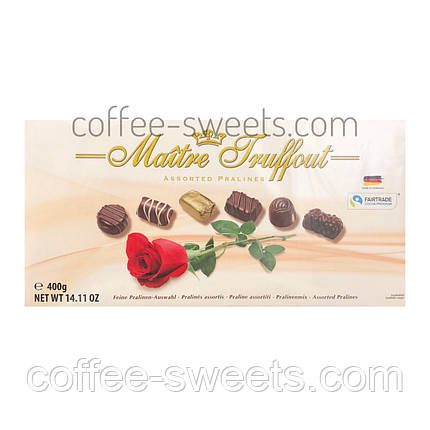 Цукерки Maitre Truffout Assorted Pralines 400g, фото 2