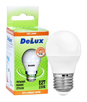 Лампа світлодіодна DELUX BL50P 7W 2700K 220V E27