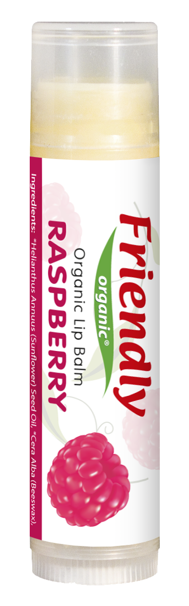 Органічний бальзам для губ Friendly Organic малина 4,25 гр