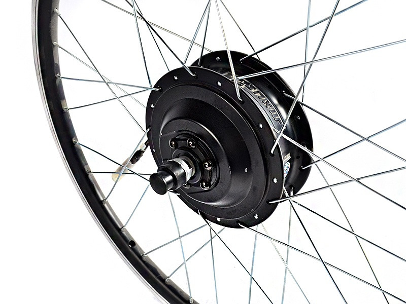 Заспицьованное мотор колесо редукторне MXUS XF15F 36В 400Вт переднє, фото 1