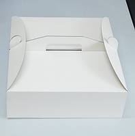 Коробка для тортів із гофрокартону низька 250х250х100