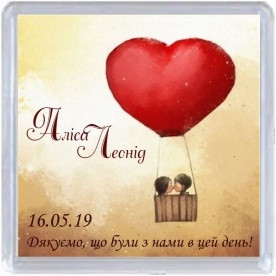 Весільний магнітик