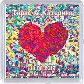 Весільний магнітик