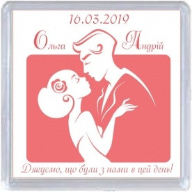 Весільний магнітик