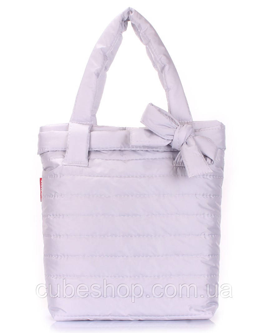 Дута болонєва жіноча сумка Poolparty Bow (сірий)