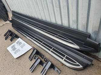 Бічні майданчики OEM (2 шт, алюміній) Toyota Rav 4 2019+