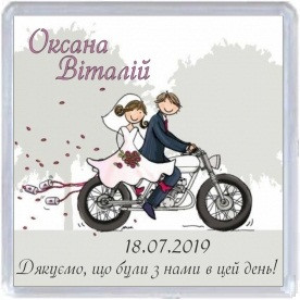 Весільний магнітик