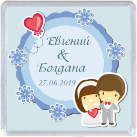 Весільний магнітик