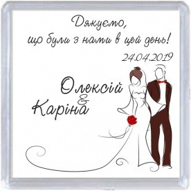 Весільний магнітик