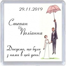 Весільний магнітик