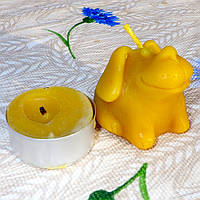 Воскова свічка "Собака Балабака" з натурального бджолиного воску