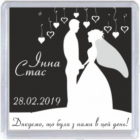 Весільний магнітик