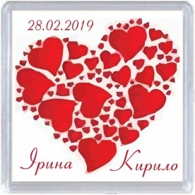 Весільний магнітик