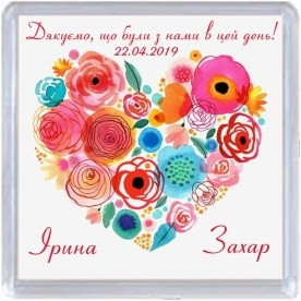 Весільний магнітик