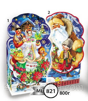 Коробка Коробка Дід Мороз код 821