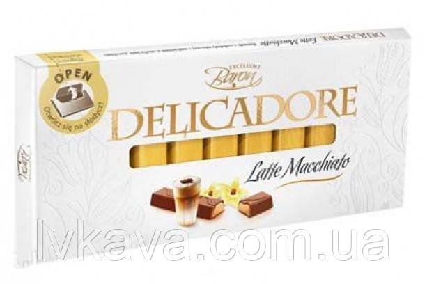 Молочний шоколад Delicadore Latte Macchiato ,200 гр