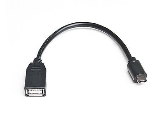 Кабель Type-C-OTG 2.0 AF REAL-EL 0.1m Black, фото 1