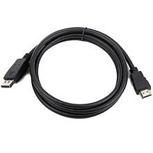 Кабель DisplayPort-HDMI Cablexpert 1.8m Black