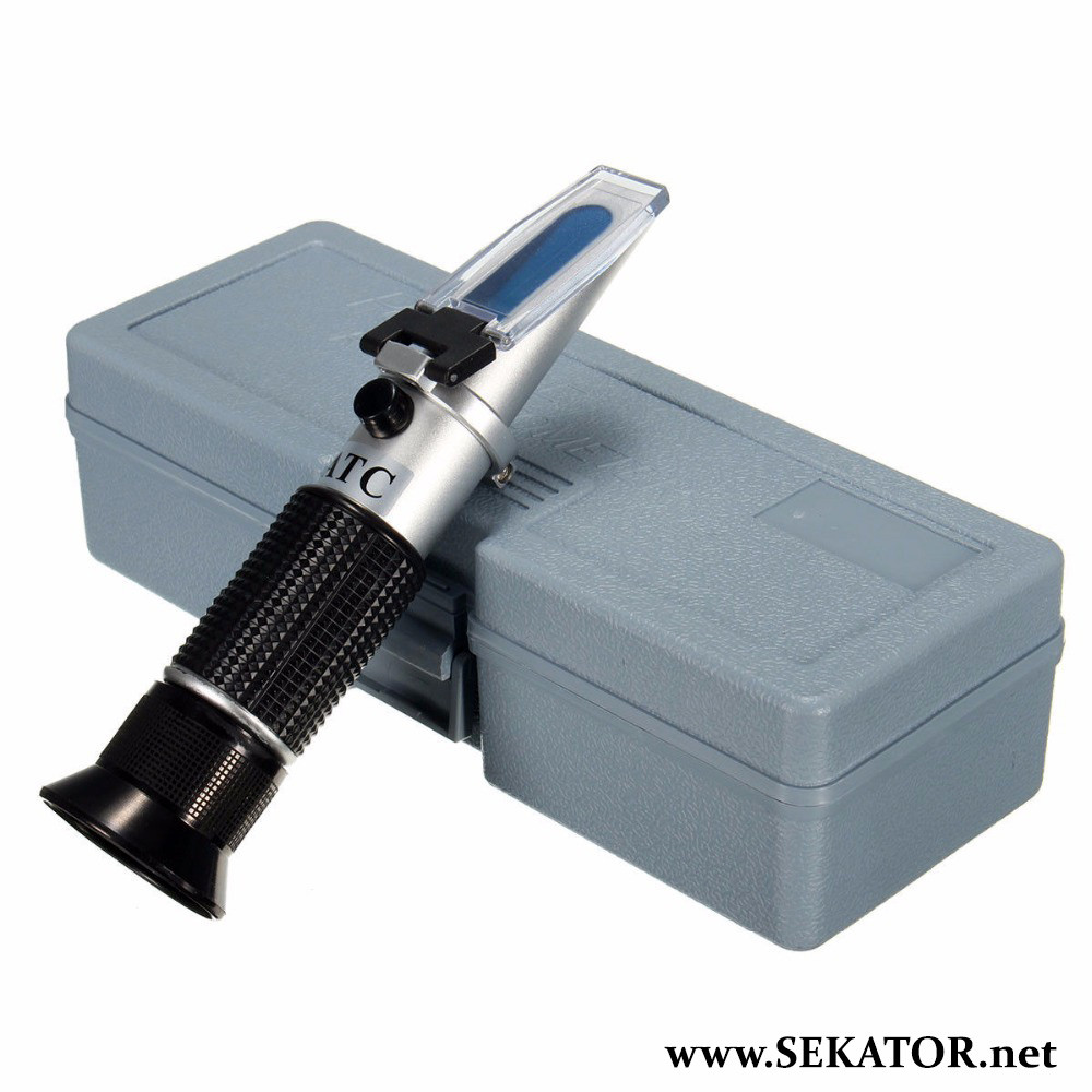 Оптичний рефрактометр для вина та пива ATC 0-32% Brix