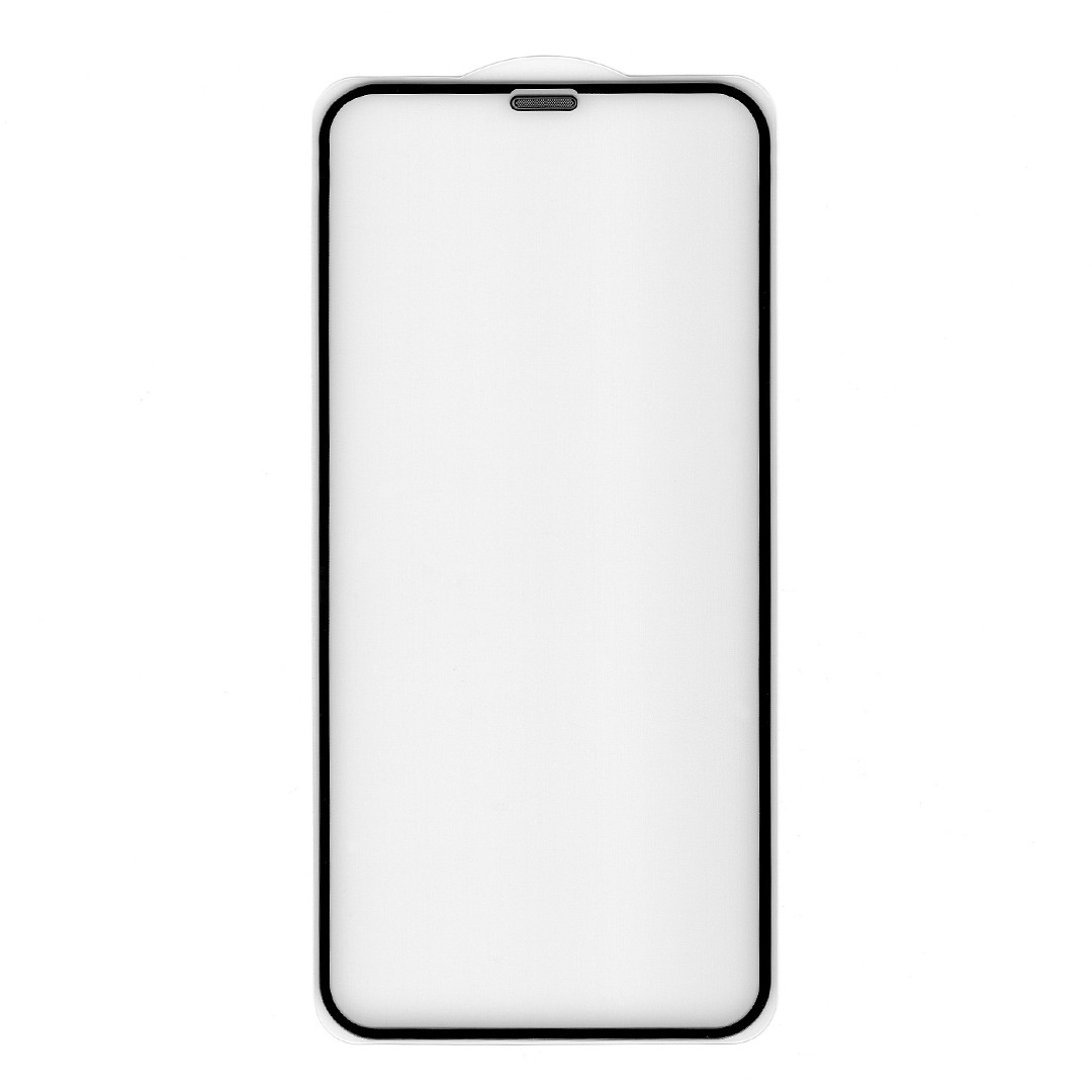 Захисне скло Full Glue для Apple iPhone XS (чорний, металева сіточка)