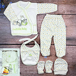 Набір одягу для виписки з пологового будинку Зростання: 56 см Розмір: 0 - 3 місяців (9314-2)