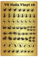 Трафарети для аерографії, аеропуфінгу та DEEP DESIGN No18