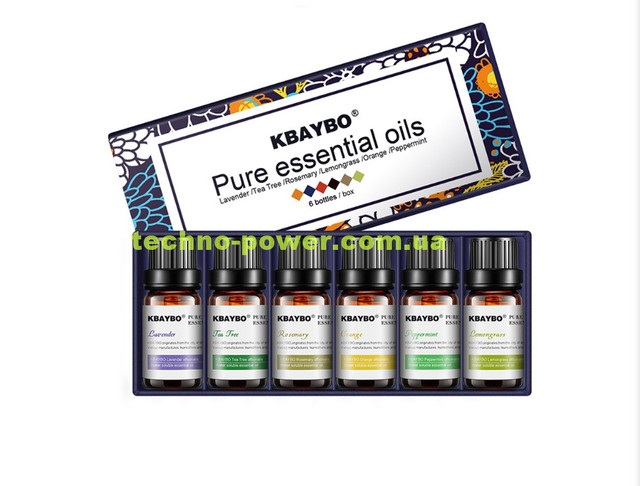 Набір аромамасел водорозчинних для зволожувача повітря 6 шт. Водорозчинні добавки для зволожувача Набір аромамасел водорозчинних для зволожувача повітря 6 шт. Водорозчинні добавки для зволожувача