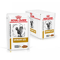 Royal Canin Urinary S/O 85 г*12 шт (шматочки в соусі) у разі захворювання сечовидільної системи в котів