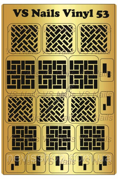 Трафарети для аерографії, аеропуфінгу та DEEP DESIGN No53