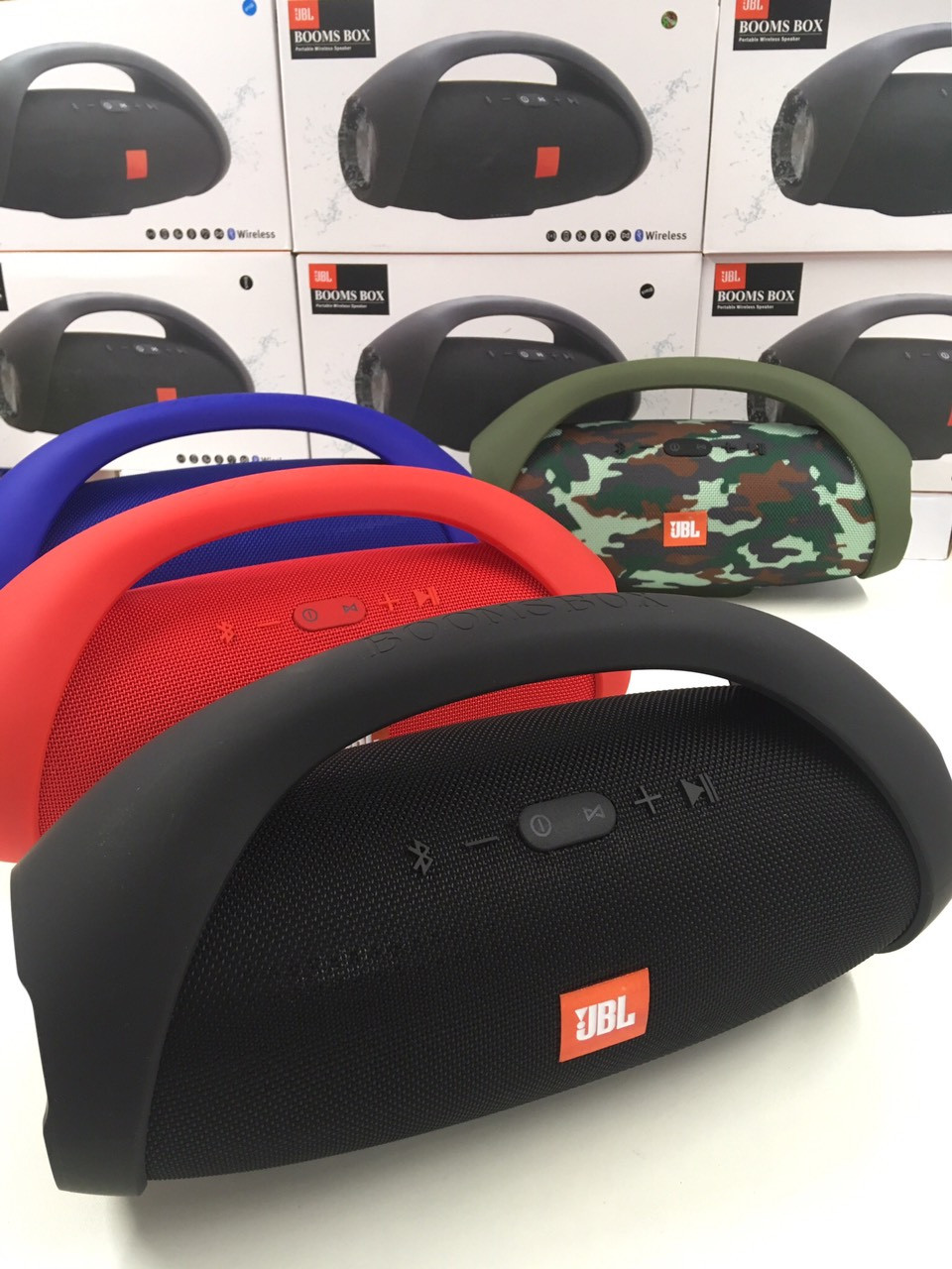 Портативна Колонка JBL BOOMBOX ART-0101 з пластиковою ручкою та USB+SD+ Bluetooth ( 16 шт)