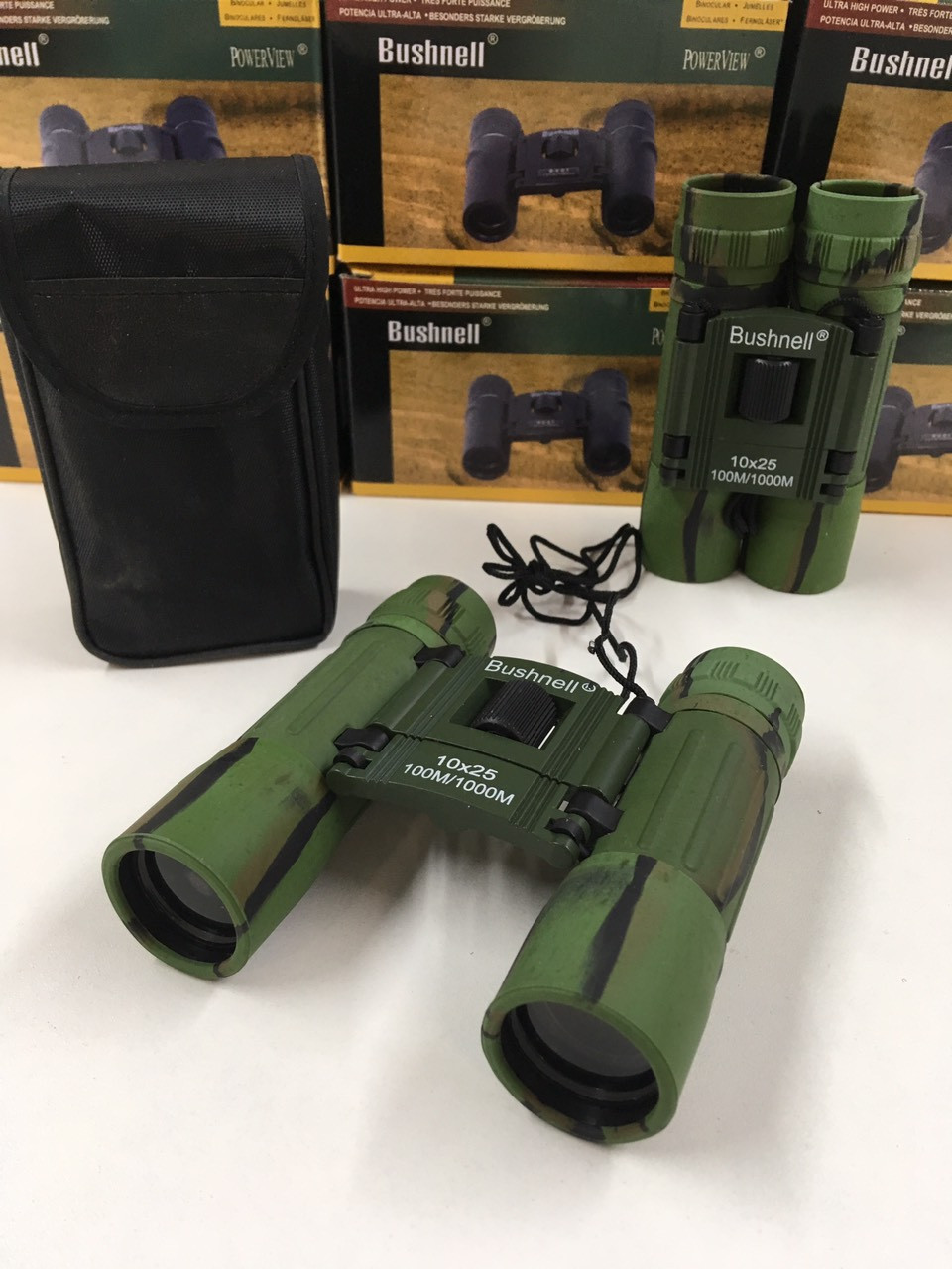 Біноколь водонепроникний BUSHNELL 4498/ 4789/10*25*100m*1000m (50 шт./ясть), фото 1