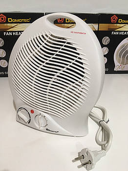 Тепловентилятор із терморегулятором і таймером DOMOTEC MS-5902/220V/2000W (8 шт./ясть)