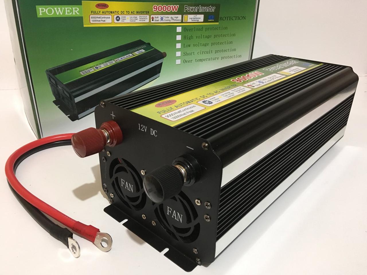 Перетворювач струму Wimpex 12V/220V/9000W (4)