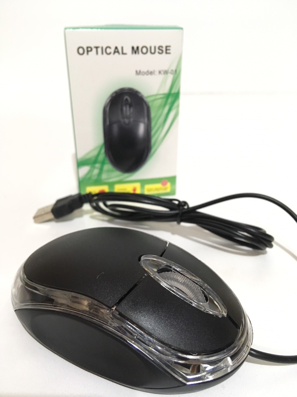Мишка комп'ютерна Mini Office Mouse KW-01/G-631 (250 шт/ящ), фото 1