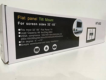 Кріплення для телевізора на стіну з похилим 32"-55" HT-002/ 8002 (10 шт)