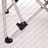 Крісло доладне «Директор» для риболовлі і туризму, колір тканини синьо-бежевий, фото 4