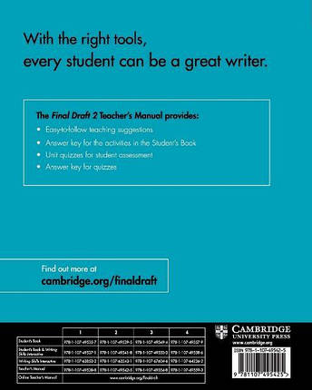Final Draft 2 teacher's Manual, фото 3
