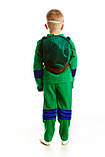 Дитячий карнавальний костюм Черепашка-ніндзя «Леонардо» на зріст 110-120 см, фото 2