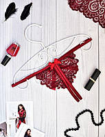 Соблазнительные стринги с вырезом Бордовые. Размеры от XS до XXL