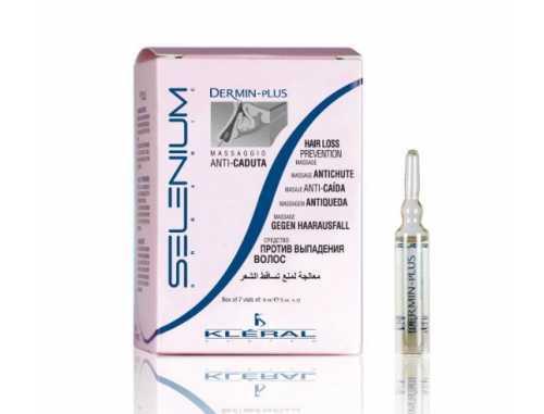 Ампули проти випадіння волосся Kleral System Selenium Line Red Clay Anti-Dandruff Mask Dermin Plus