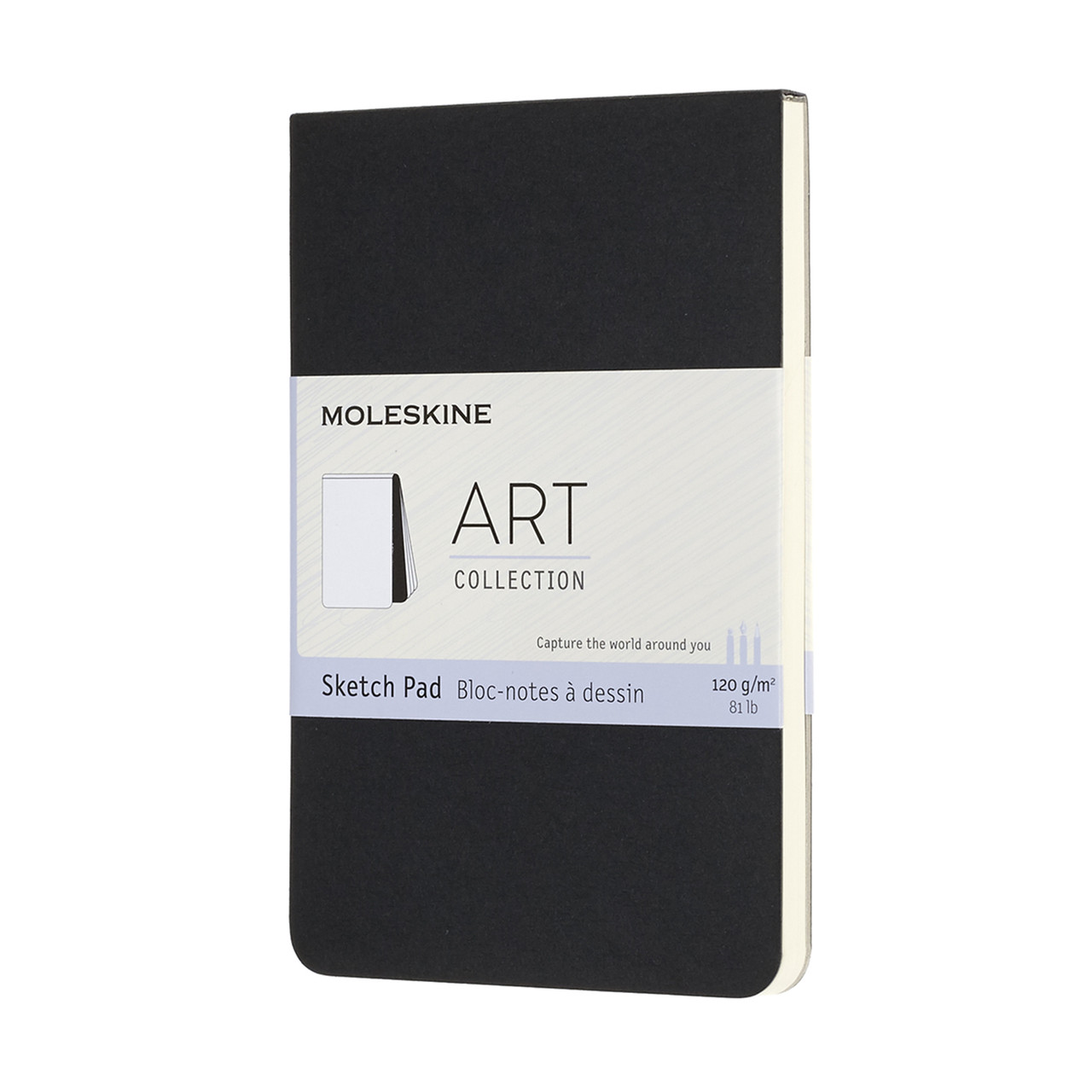 Блокнот Moleskine Art Pad кишеньковий 9х14 см для нарисів Чорний (8058647626819)