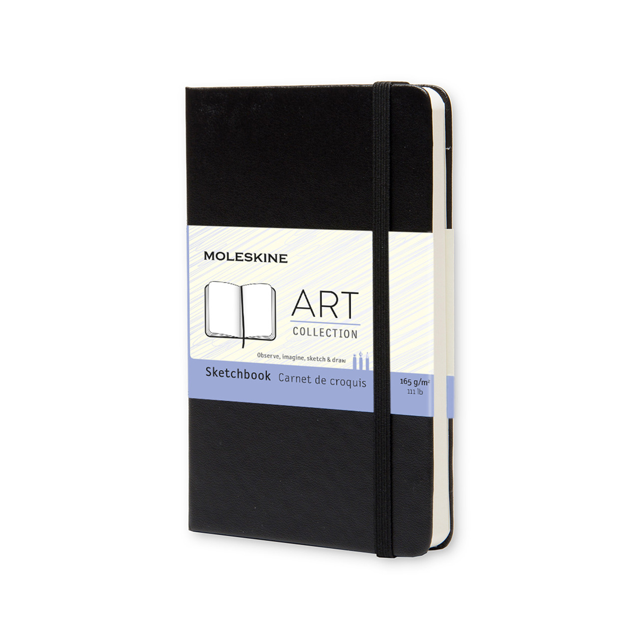 Блокнот Moleskine Art кишеньковий 9х14 см для нарисів Чорний (9788883701054)