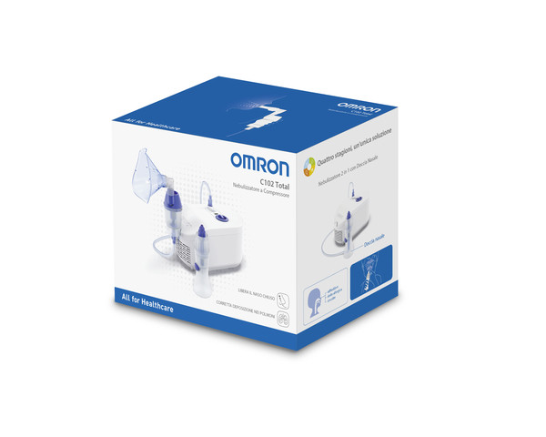 Інгалятор (небулайзер) Omron C-102 Total (NE-C102) компресорний гарантія 3 роки