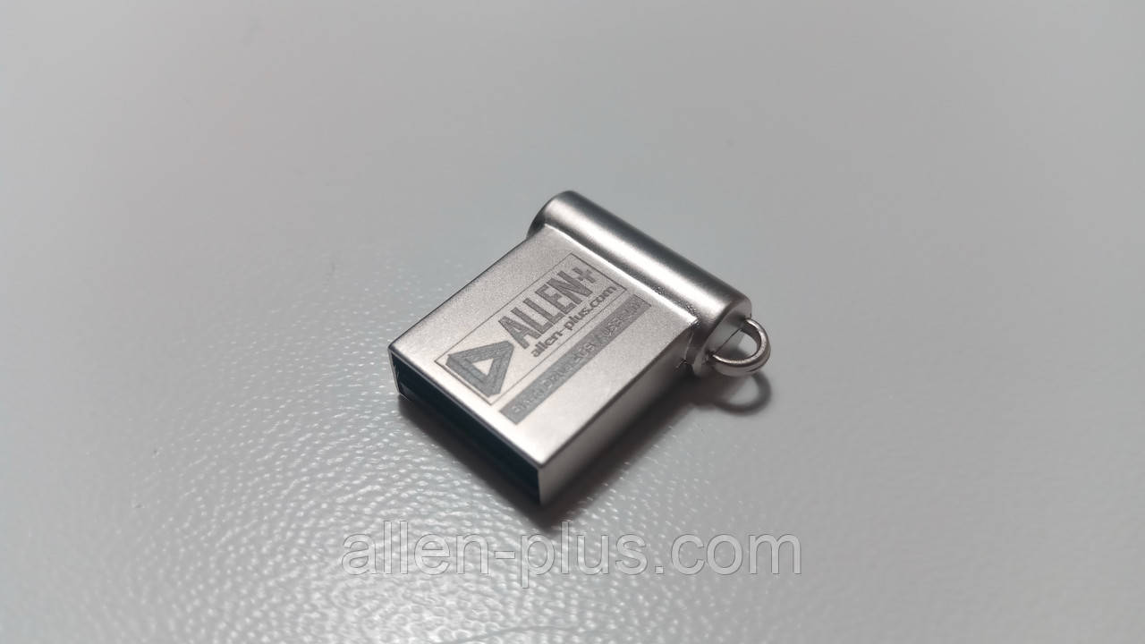 Металевий FLASH-накопичувач ALLEN USB Flash Drive, 4GB, USB 2.0, метал, (флешка на 4 GB, USB 2.0)