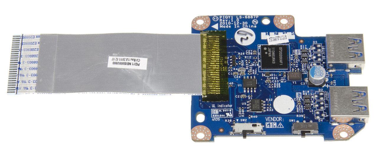 Дод. плата Lenovo Ideapad Y570 Плата USB (ls-6887p) б/в