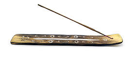 Підставка під пахощі "ОМ" мангове дерево (26х3,5х0,5 см)