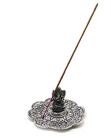 Підставка під пахощі "Ганеша" метал (d -9,8 см h-5,8 см) (Непал)