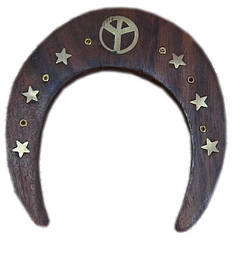 Підставка під пахощі "Підкова" рожеве дерево (10х9,5х1 см)