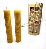 Катані свічки ручної роботи з натурального бджолиного воску, фото 2