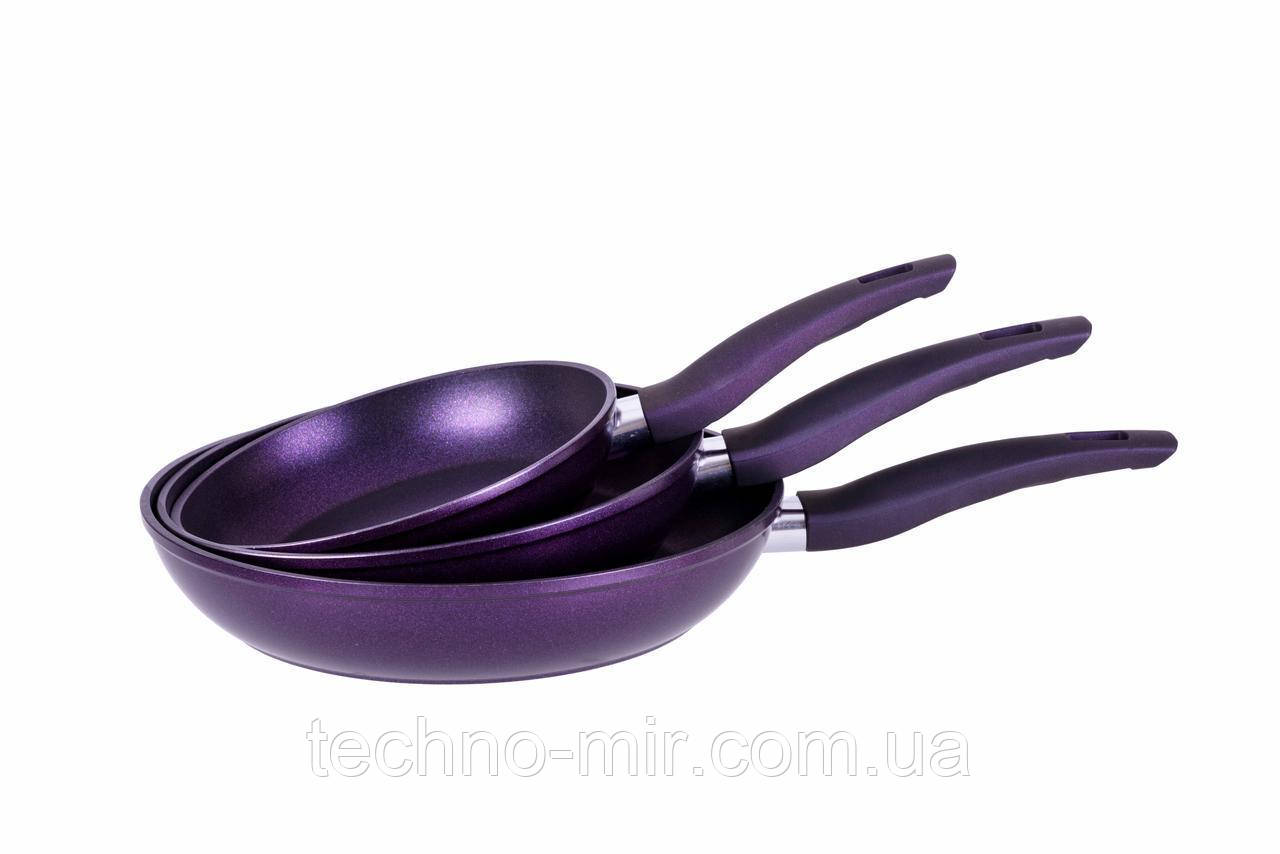 Набір сковорідок Royalty Line Purple RL-FR3D 3pcs